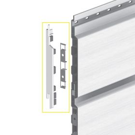 Eindkap connector links voor Keralit sponningdeel 143mm (bestelnr. 2860)