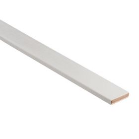 Hardhout plint gegrond FSC 13x90 mm 490 cm
