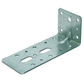 Hoekanker 60X120 60X2.5 met ril 115x2 Sendzimir verzinkt - per stuk