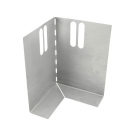 Hoekstuk tbv Metalen randkist 210X300mm Vloerhoogte: 210-250mm Sendzimir verzinkt - per stuk