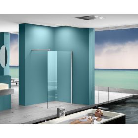 Eco Inloopdouche met muurprofiel NANO 900x2000 8mm