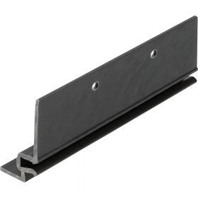 Keralit dakrand boeiboordmontageprofiel Zwart 600cm (bestelnr. 2887)