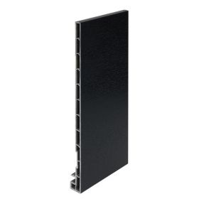 Keralit dakrandpaneel 250mm Grafietzwart - Classic (bestelnr. 2825)