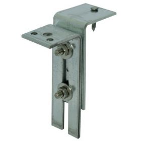 Kozijnstelbeugel / Kozijnstelhoek Type E 65X180mm 60X6 Verzinkt band - per stuk