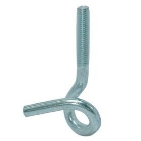 Krulhaak M12 160X20mm Diameter: 10.7 Verzinkt - per stuk 