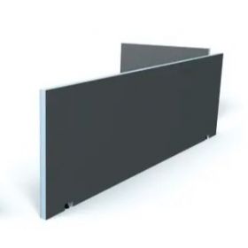 Huismerk Badombouw 2100x600x30mm Element Lange Zijde incl. stelpootje