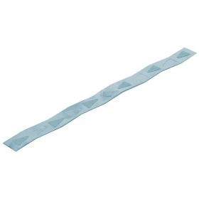 Lijmkoppelstrip Zig Zag 270X20X0.5mm RVS 316 - 20 Stuks