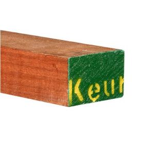 Meranti hout kd ruw 75x125 mm 305 cm PEFC