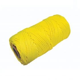 Metselkoord gevlochten 1.5mm PA fluor geel klos 50m