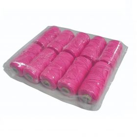 Metselkoord gevlochten 1.5mm PA fluor rose. klos 50m per 10 stuks