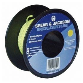 Metselkoord Spear & Jackson nylon mix van oranje/geel. klos 50 m per 12 stuks