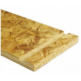 Achterhout OSB 18mm sponing (groef) 595x200mm