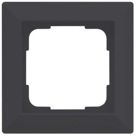 Opus 55 Inform afdekraam Eenvoudig antraciet - zijdeglans
