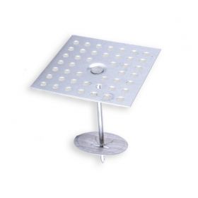 Plakpennen 140mm (x2.7mm) Plaat: 50x50mm