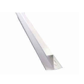 PVC Profiel luchtdicht voor afwerking CB WHITE | 1 stuk = 5 m | Usystem dakplaat Accessoires