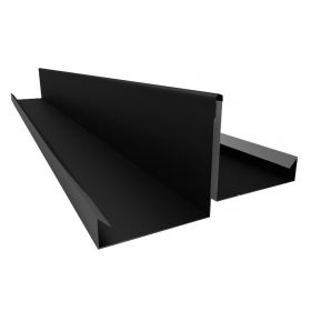 Quickgoot Prefab verholen goot renovatieprofiel Aluminium + EPDM 1 meter
