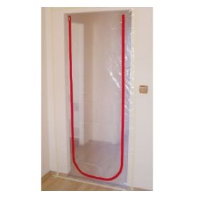 STOFSTOP afsluitfolie met rits 2.5 x 1.1 meter