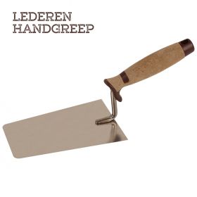 Super Prof Eco Pure RVS stukadoorstroffel recht - 180 mm