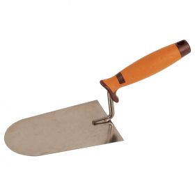 Stukadoorstroffel SUPER PROF ECO rond 180 mm RVS met SUPERSOFT greep