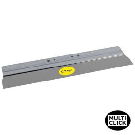 Super Prof multi Click wand/vloerschraperblad aluminium 380x0.7 mm RVS