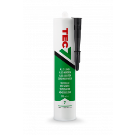 Tec7 Lijm / Kit Zwart Koker 310ml
