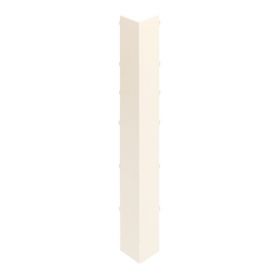 Uitwendig hoekstuk 350mm Keralit dakrand Crème - Classic (bestelnr. 2847)