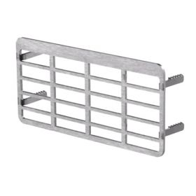 Vloerventilatiekoker RVS voorzetrooster WF