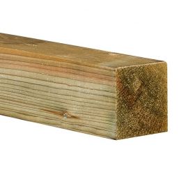 Vuren C Geschaafd & Geimpregneerd 75x75x2700mm (nettomaat 70x70mm)