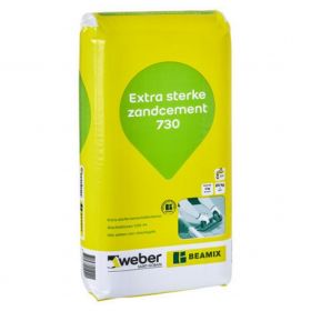Beamix Zandcement 730 Extra - Grijs (25kg)
