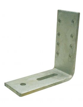 Hoekanker Zwaar 160X170mm 70x10mm (Gat: 65x13) Thermisch Verzinkt (Type 49)- per stuk