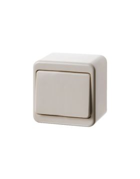 Berker Opbouw schakelaar wissel creme