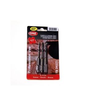 3 steenboren (UITVERKOOP, OP = OP)