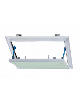 Rug Semin Inspectieluik AluMatic 300x300mm 2x12.5mm GKBI voor wand en plafond (22-268) 