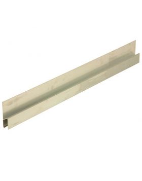 Wandrij SUPER PROF aluminium h-profiel. lengte 250 cm
