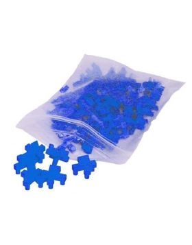 Tegelkruisjes / Tegelafstandhouders multi 4 + 5 mm zak a 100 stuks blauw