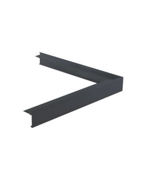 Daktrim buitenhoek 60 x 64 mm RAL7016