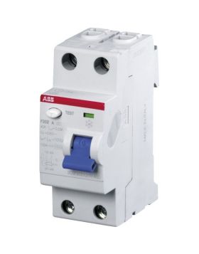 ABB Aardlekschakelaar 2-polig type A, F202A 25 A, 0,03 A  