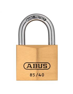 Abus 85/40 messing hangslot verschillend sluitend - 40 mm