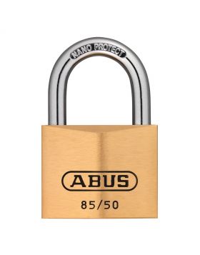 Abus 85/50 messing hangslot verschillend sluitend - 50 mm