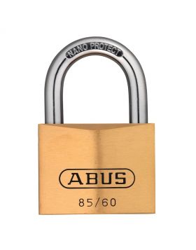 Abus 85/60 messing hangslot gelijksluitend - 60 mm