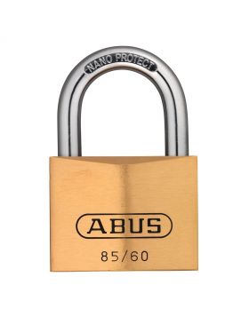 Abus 85/60 messing hangslot verschillend sluitend - 60 mm