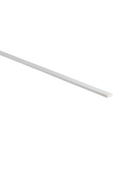 Grenen aftimmerlat 7x18mm 270cm voorgelakt RAL 9010