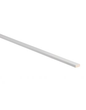 Grenen aftimmerlat 9x21mm 270cm voorgelakt RAL 9010