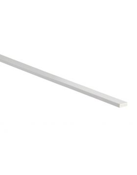 Grenen aftimmerlat 9x27mm 270cm voorgelakt RAL 9010