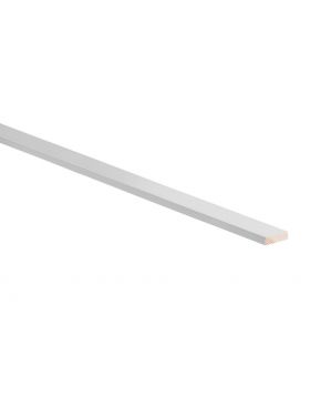 Grenen aftimmerlat 9x35mm 270cm voorgelakt RAL 9010