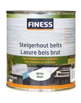 Steigerhout Beits Binnen/Buiten White Wash 750ml