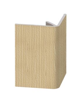 Buitenhoekprofiel 60x60mm Novicell Steppe bruin