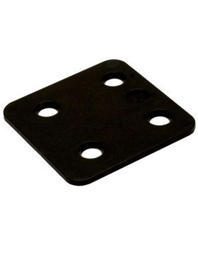 GB Drukplaatjes / Stelplaatjes Zwart Zonder Sleuf 70X70X3 - 48 stuks