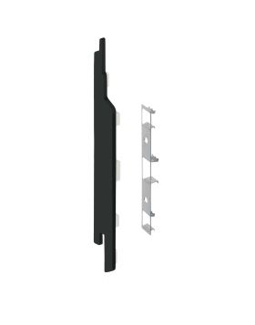 Eindkap connector links voor Keralit sponningdeel 143mm (5 stuks) Grafietzwart - Classic (bestelnr. 2860)