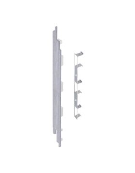Eindkap connector links voor Keralit sponningdeel 190mm (5 stuks) Wit eiken - Modern eiken (bestelnr. 2884)